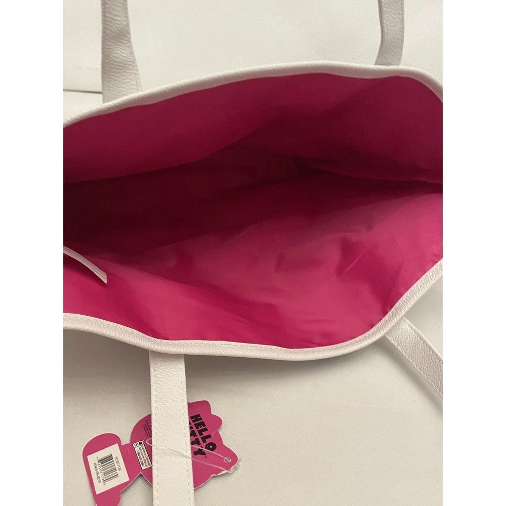 2018 Hello‎ Kitty White Tote Purse Bag Fab NY Sanrio 13 x 10